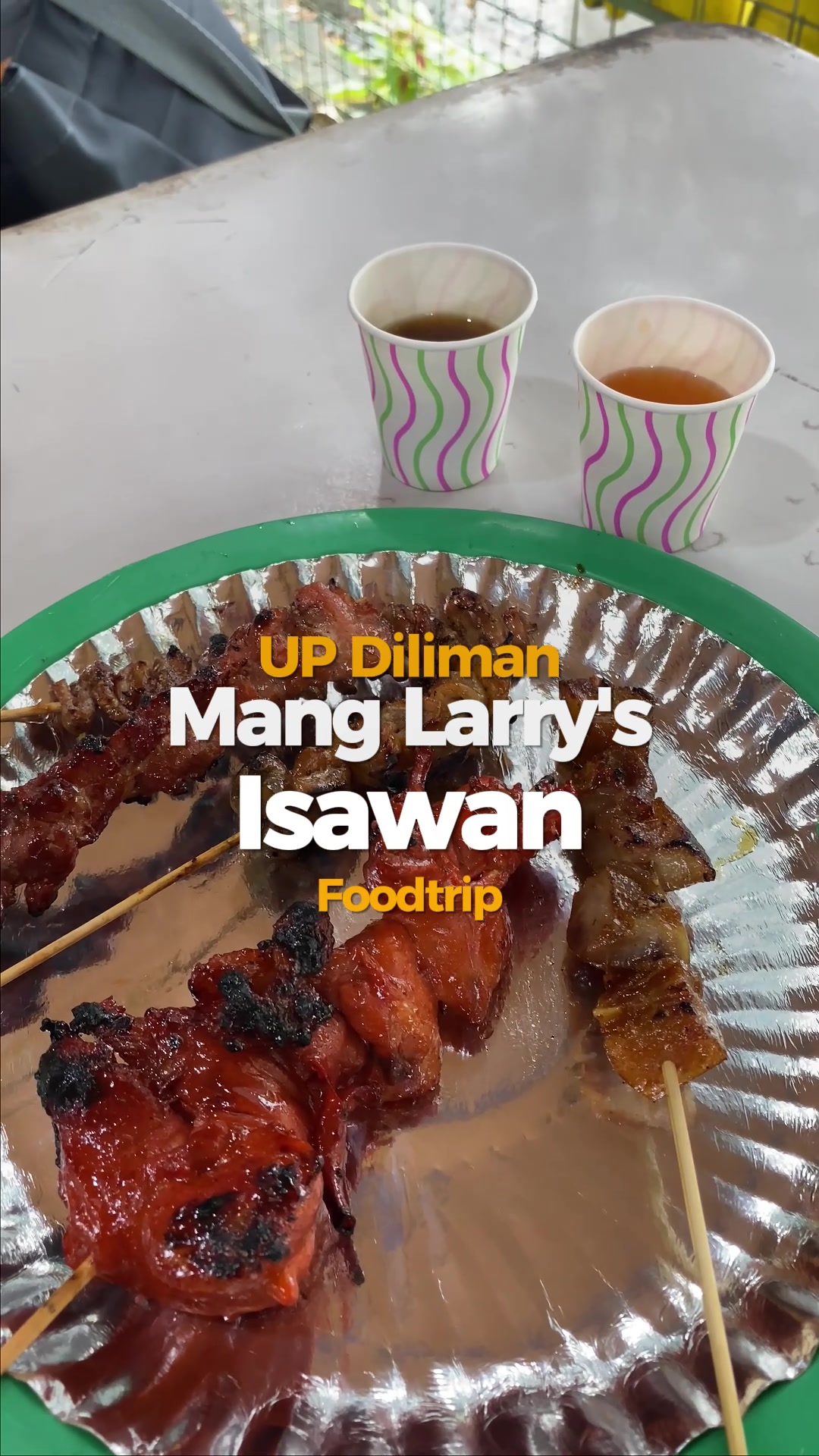 Mang Larry's famous isaw and chicharon bulaklak